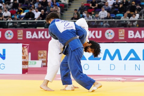 Grand Slam: 11 of Azerbaijani judokas take to the tatami - PHOTO