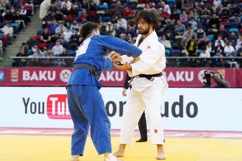 Grand Slam: 11 of Azerbaijani judokas take to the tatami - PHOTO