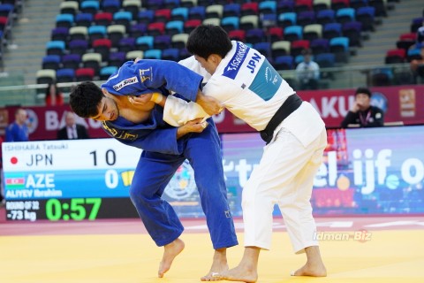 Grand Slam: 11 of Azerbaijani judokas take to the tatami - PHOTO