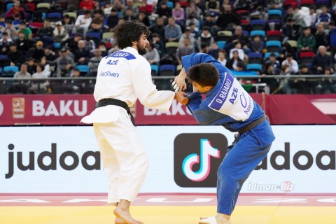 Grand Slam: 11 of Azerbaijani judokas take to the tatami - PHOTO