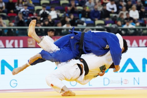 Grand Slam: 11 of Azerbaijani judokas take to the tatami - PHOTO