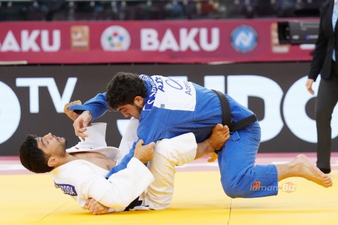 Grand Slam: 11 of Azerbaijani judokas take to the tatami - PHOTO