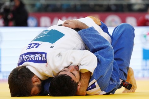 Grand Slam: 11 of Azerbaijani judokas take to the tatami - PHOTO