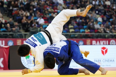 Grand Slam: 11 of Azerbaijani judokas take to the tatami - PHOTO