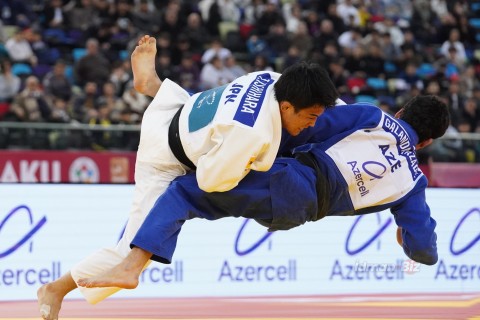 Grand Slam: 11 of Azerbaijani judokas take to the tatami - PHOTO