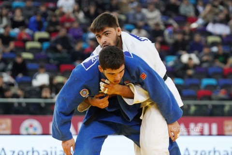 Grand Slam: 11 of Azerbaijani judokas take to the tatami - PHOTO