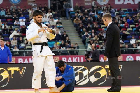 Grand Slam: 11 of Azerbaijani judokas take to the tatami - PHOTO