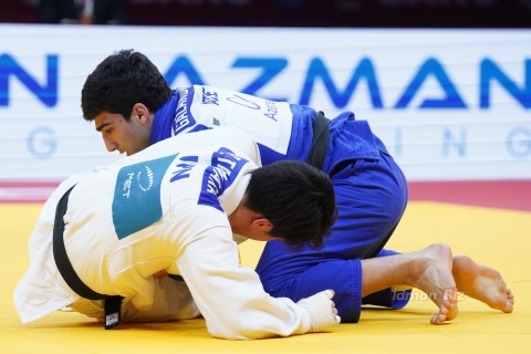 Grand Slam: 11 of Azerbaijani judokas take to the tatami - PHOTO