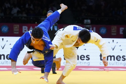 Grand Slam: 11 of Azerbaijani judokas take to the tatami - PHOTO