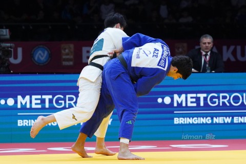 Grand Slam: 11 of Azerbaijani judokas take to the tatami - PHOTO