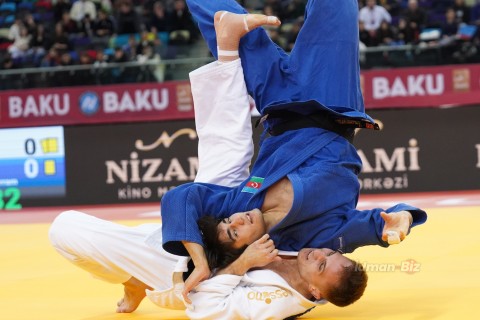 Grand Slam: 11 of Azerbaijani judokas take to the tatami - PHOTO