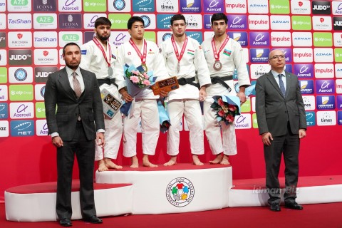 Grand Slam: 11 of Azerbaijani judokas take to the tatami - PHOTO