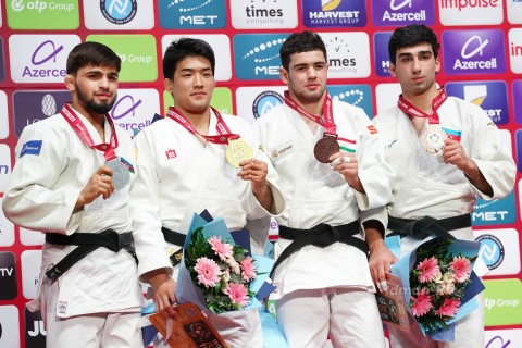 Grand Slam: 11 of Azerbaijani judokas take to the tatami - PHOTO