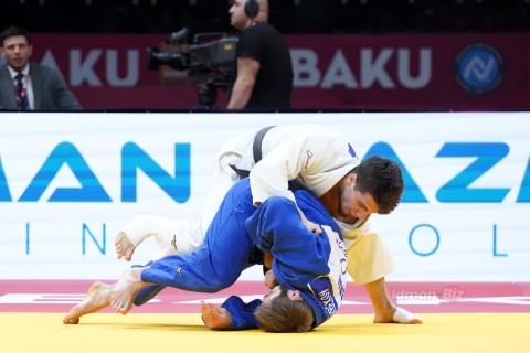 Grand Slam: 11 of Azerbaijani judokas take to the tatami - PHOTO