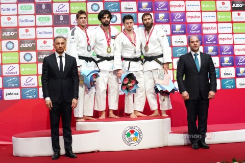 Grand Slam: 11 of Azerbaijani judokas take to the tatami - PHOTO