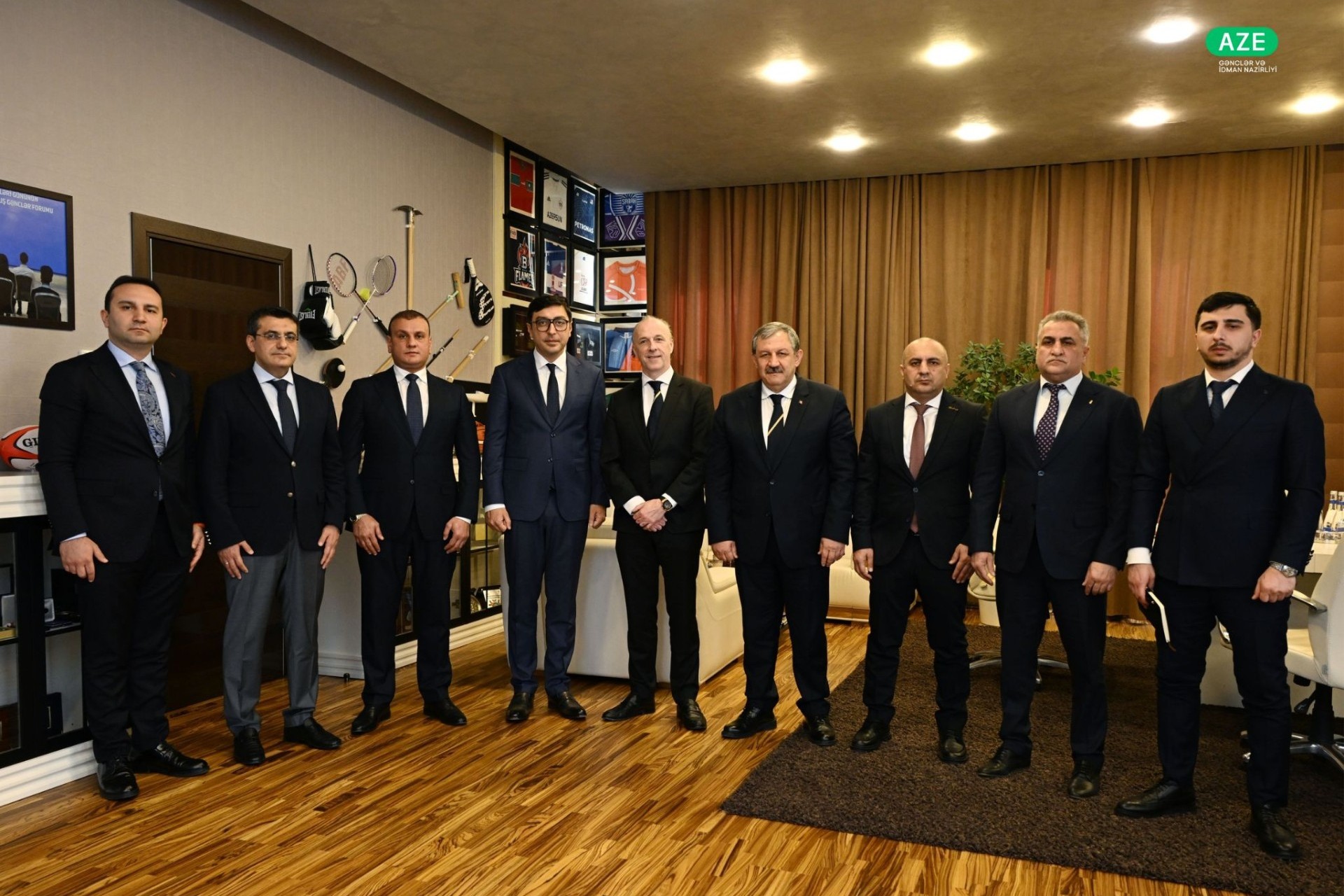 Farid Gayibov meets with WAKO President - PHOTO