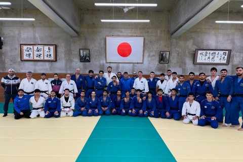 Azerbaijani judokas prepare for European Championship in Japan