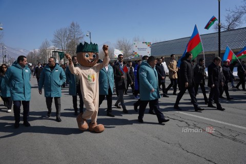 Qəbələdə 5 Mart - Bədən Tərbiyəsi və İdman Günü münasibəti ilə parad keçirilib - YENİLƏNİB - FOTO - VİDEO