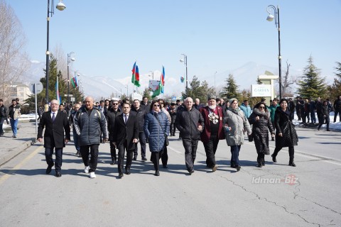 Qəbələdə 5 Mart - Bədən Tərbiyəsi və İdman Günü münasibəti ilə parad keçirilib - YENİLƏNİB - FOTO - VİDEO