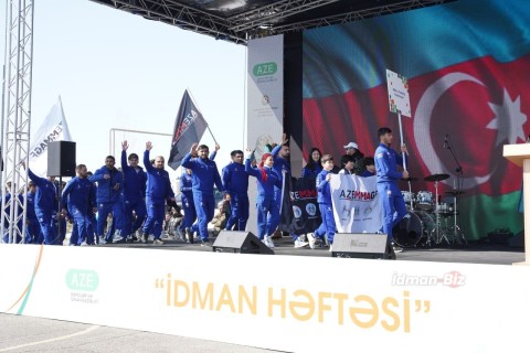 Qəbələdə 5 Mart - Bədən Tərbiyəsi və İdman Günü münasibəti ilə parad keçirilib - YENİLƏNİB - FOTO - VİDEO