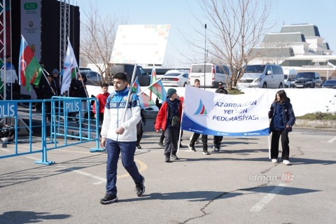 Qəbələdə 5 Mart - Bədən Tərbiyəsi və İdman Günü münasibəti ilə parad keçirilib - YENİLƏNİB - FOTO - VİDEO