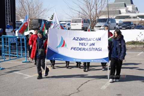 Qəbələdə 5 Mart - Bədən Tərbiyəsi və İdman Günü münasibəti ilə parad keçirilib - YENİLƏNİB - FOTO - VİDEO