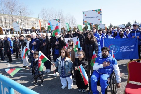 Qəbələdə 5 Mart - Bədən Tərbiyəsi və İdman Günü münasibəti ilə parad keçirilib - YENİLƏNİB - FOTO - VİDEO