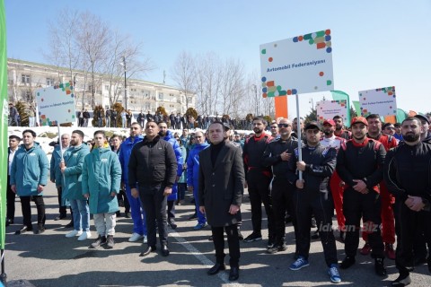 Qəbələdə 5 Mart - Bədən Tərbiyəsi və İdman Günü münasibəti ilə parad keçirilib - YENİLƏNİB - FOTO - VİDEO