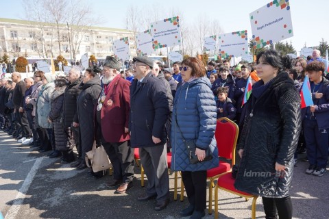 Qəbələdə 5 Mart - Bədən Tərbiyəsi və İdman Günü münasibəti ilə parad keçirilib - YENİLƏNİB - FOTO - VİDEO