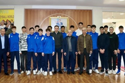 Shahin Bagirov met with national teams - PHOTO