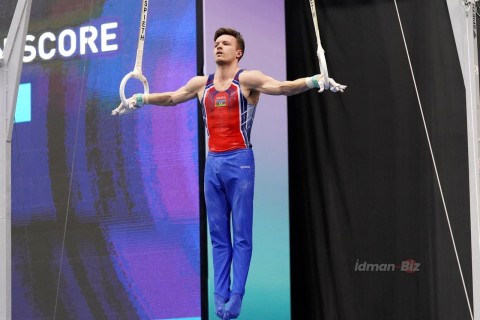 Azerbaijani gymnast wins World Cup in Baku - PHOTO