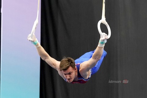 Azerbaijani gymnast wins World Cup in Baku - PHOTO