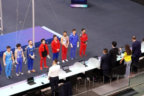 Azerbaijani gymnast wins World Cup in Baku - PHOTO