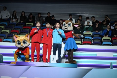 Azerbaijani gymnasts finished the World Cup in Baku with 1 gold medal - PHOTO