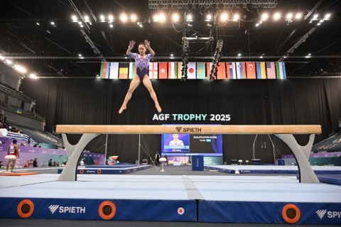 Azerbaijani gymnasts finished the World Cup in Baku with 1 gold medal - PHOTO