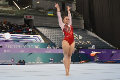 Azerbaijani gymnasts finished the World Cup in Baku with 1 gold medal - PHOTO