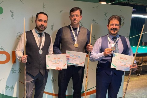 Winners of the Billiard Championship - PHOTO