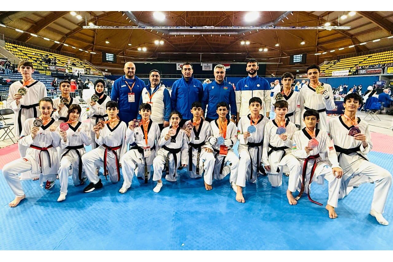 16 medals for Azerbaijan at Taekwondo Championship in Eindhoven