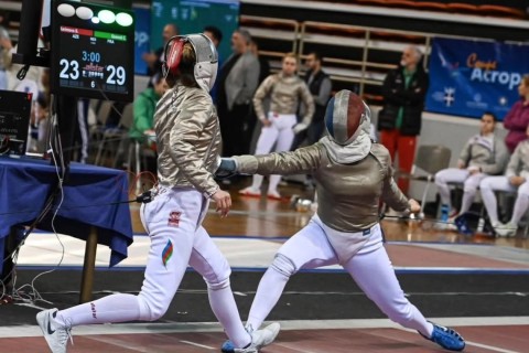 4th place finish for Azerbaijani fencers at Heraklion Sabre World Cup - PHOTO