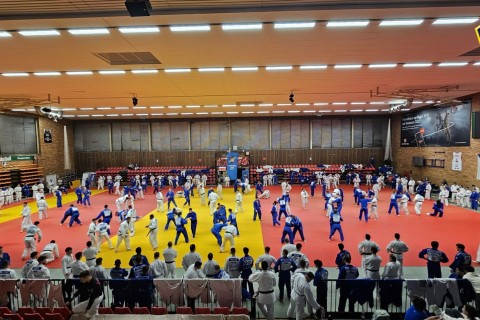 Azerbaijan’s judokas at the Olympic training camp - PHOTO