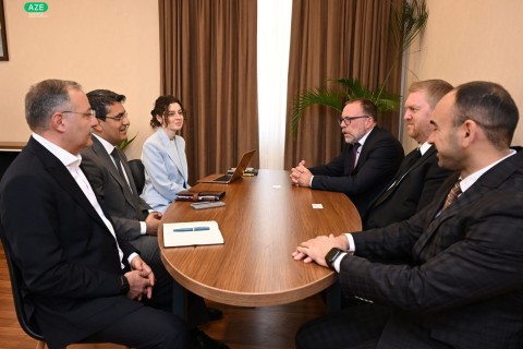 Elnur Mammadov meets with ETWF President - PHOTO