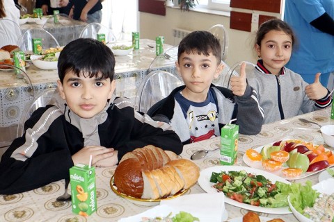 Uşaq evində futbol dərsləri davam edir - FOTO