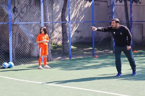 Uşaq evində futbol dərsləri davam edir - FOTO