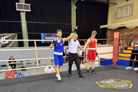 Two boxers from the national team start Bocskai István Memorial with wins - PHOTO