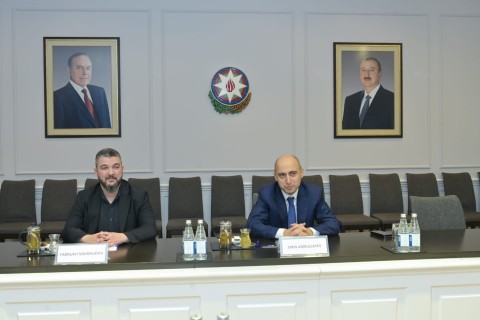 Azerbaijan and Latvia discuss basketball experience exchange - PHOTO