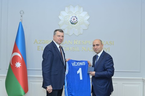 Azerbaijan and Latvia discuss basketball experience exchange - PHOTO