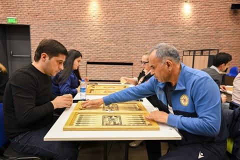 Dövlət qurumları arasında nərd yarışı - FOTO