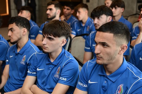 AFFA rəhbərliyi U-21-in düşərgəsində - FOTO