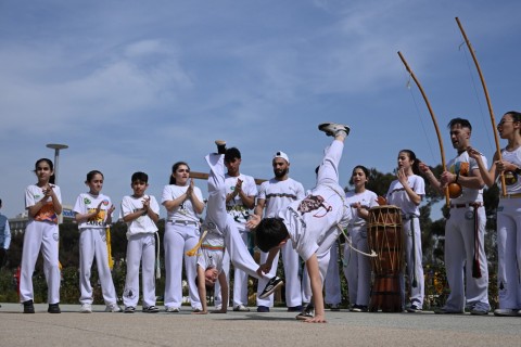 Novruz şənliyində idmançıların nümunəvi çıxışları nümayiş olunub - FOTO