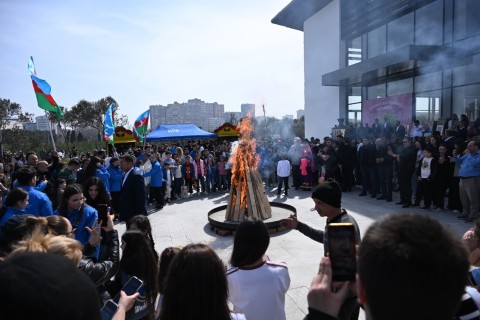 Novruz şənliyində idmançıların nümunəvi çıxışları nümayiş olunub - FOTO